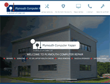 Tablet Screenshot of plymouthcomputerrepair.co.uk